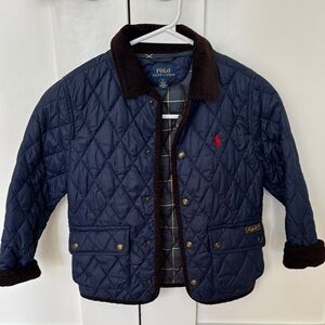 Polo Ralph Lauren Kids Navy Quilted Jacket size 5